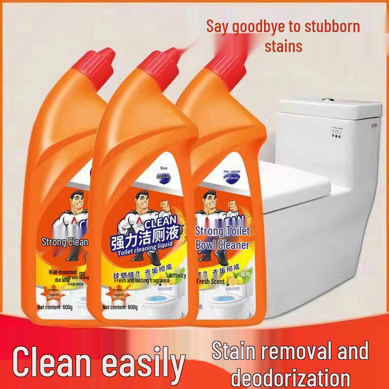 Economical Toilet Bowl Cleaner & Deodorizer: Strong Urine Scale Remover for Bathrooms