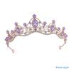 Hochzeit Haar Tiara Kristall Braut Tiara Krone Silber Farbe Diadem Schleier Tiaras Hochzeit Haarschmuck Kopfschmuck Kopfschmuck