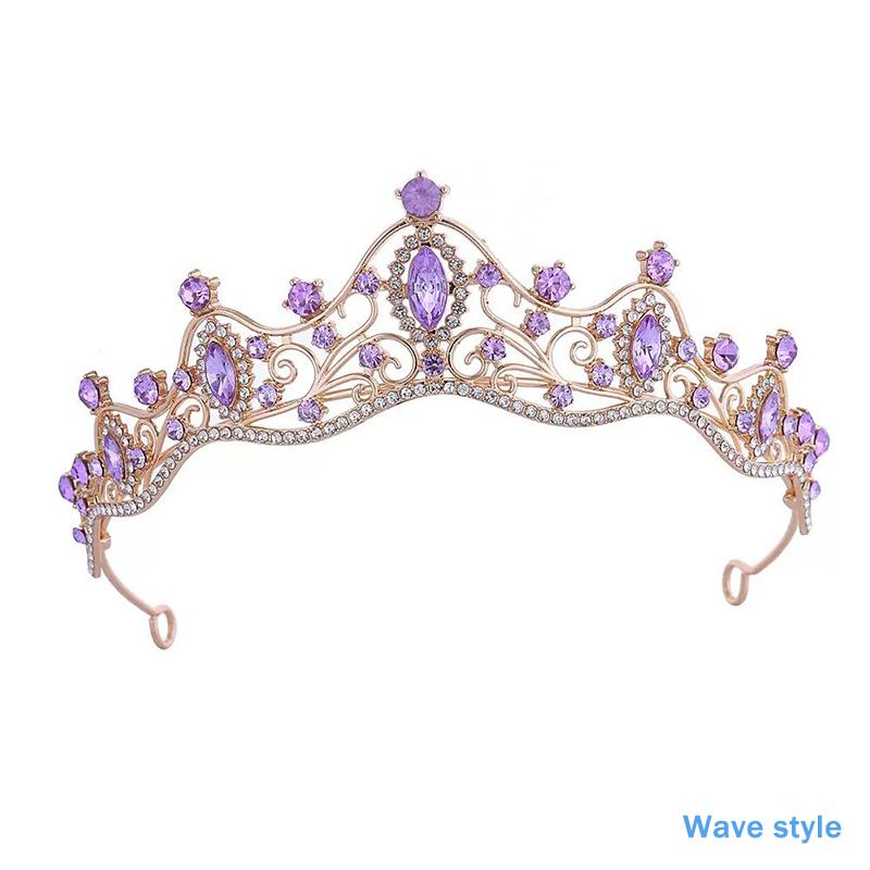 Hochzeit Haar Tiara Kristall Braut Tiara Krone Silber Farbe Diadem Schleier Tiaras Hochzeit Haarschmuck Kopfschmuck Kopfschmuck