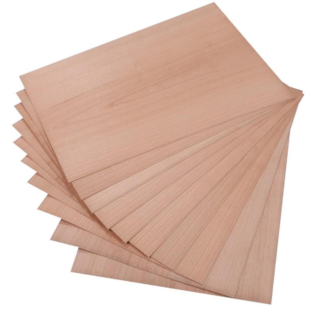 ISL Natural Wood Slices, Cherry, A4 Size, 210 x 297mm, Set of 5