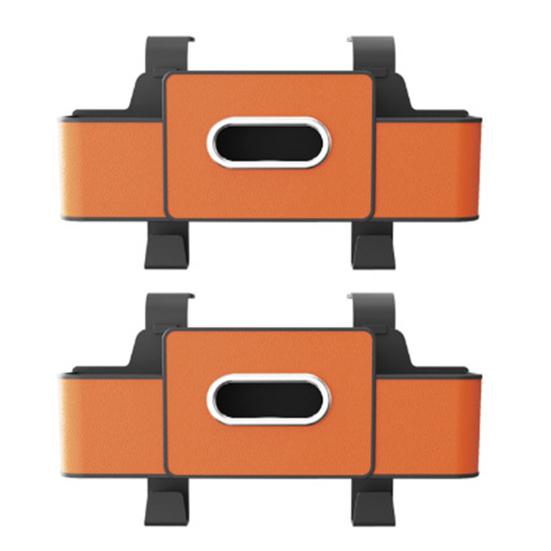 Multifunctional 3?in?1 Car Back Seat Storage Box Faux Leather Backseat Organizer with Tissue Dispenser Cup Holders Hooks for Drinks Phone Handbags