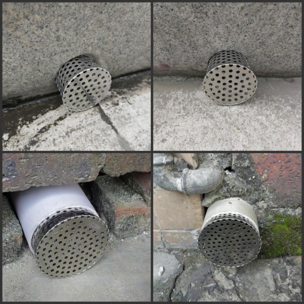 Anti Blocking Gutter Guards Stainless Steel Rooftop Floor Drain Cover  Gutter Sewer