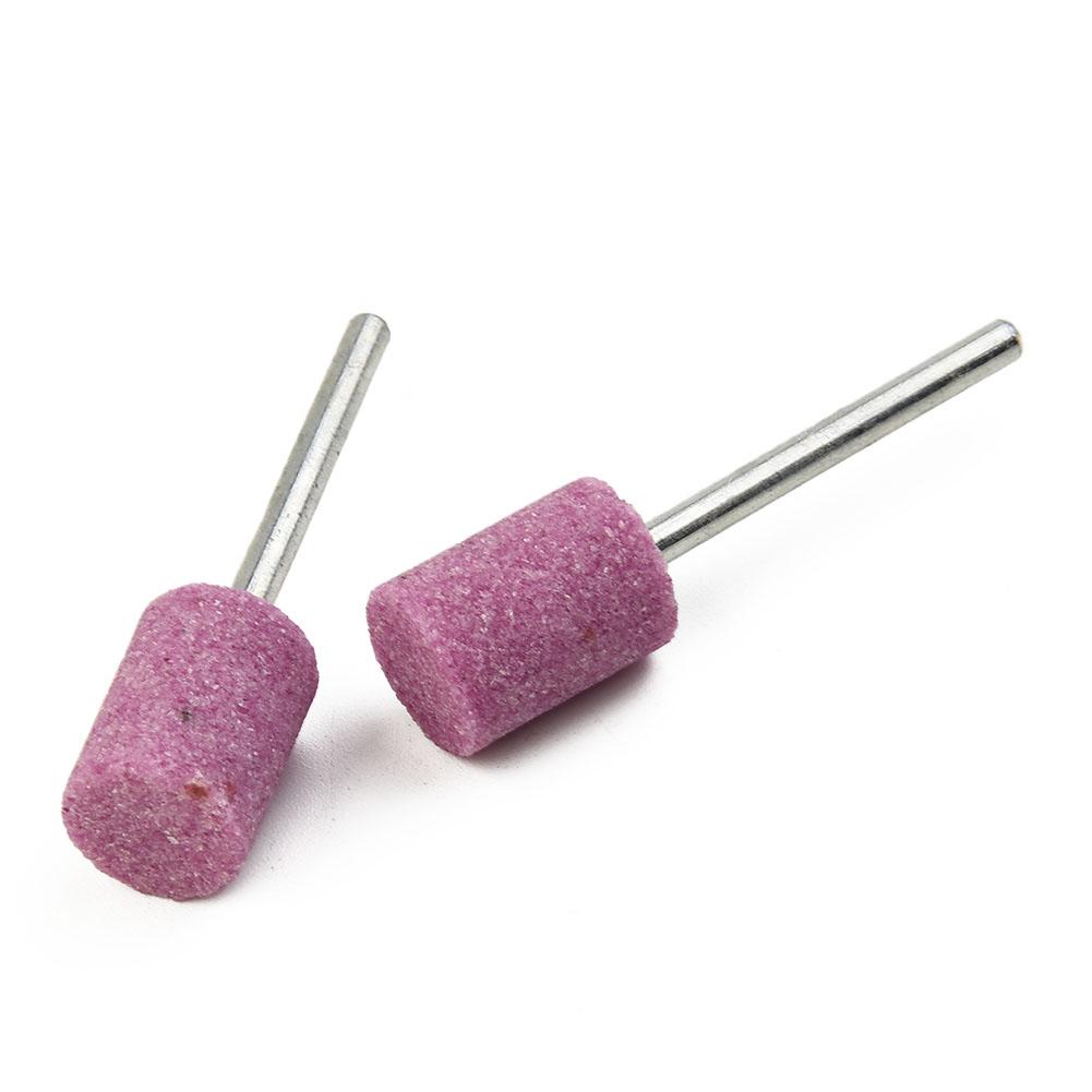 10Pcs Abrasive Mounted Grinding Stone Head 12mm Abrasive Polishing Wheel Bit Shank For Dremel Rotary Tools Grinder Drill