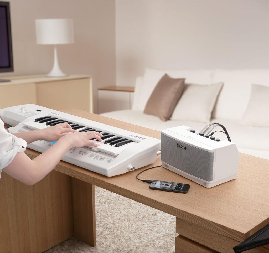 Amplificador de monitor estéreo Roland CUBE Lite MONITOR CUBE-LM-WH