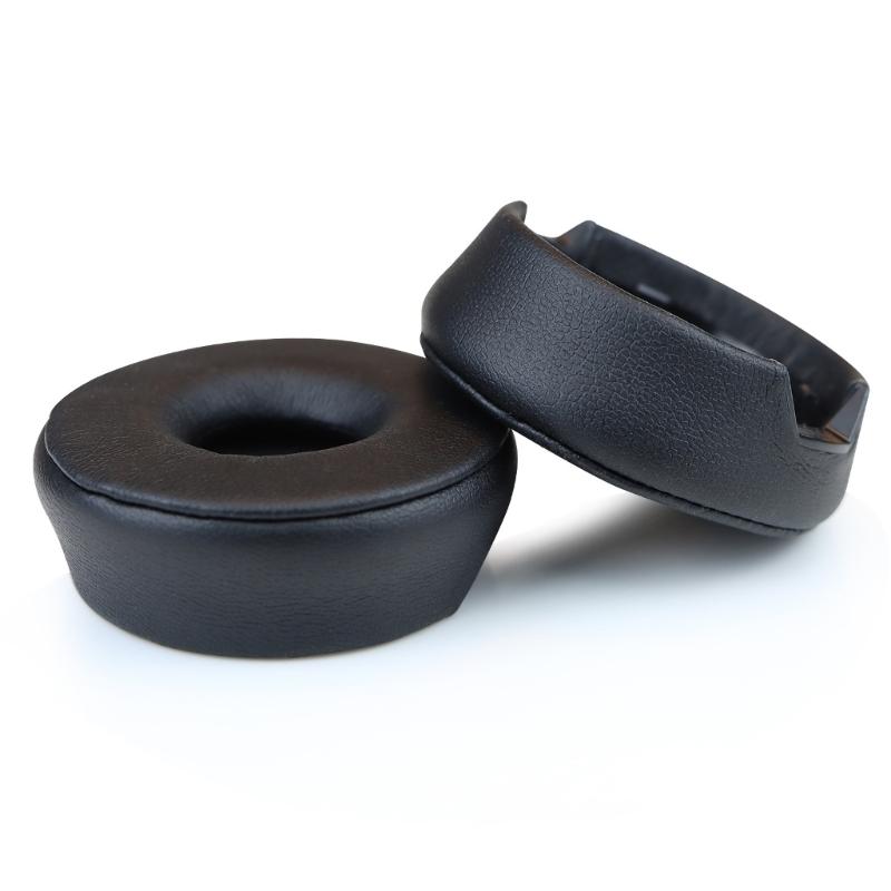 1 Paar Ohrpolster Proteinleder Ohrpolster Ohrkissenbezug Memory-Schaum Ohrmuscheln für 55 65 75 Headsets
