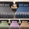 3pcs  Premium Luxury Bed Skirt Set,Washed Cotton and Brushed Bedsheet,Anti-Slip and, Machine Washable, Suitable for All Seasons