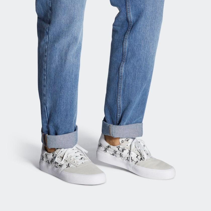 adidas 3MC Sport 'Goofy' (Unisex) Crystal White / Cloud White / Core Black Skateboard Shoes FW6240