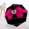 1pc Diamond Heart Bow Automatic Open/Close Umbrella, Lightweight for Women/Men, Perfect Gift - for Everyday or Holiday Eventsyy251127096
