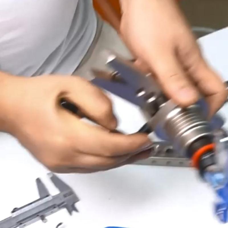 Brake Line Flarings Tool Swaging HVAC Pipe Expander Repair Eccentric ConeRefrigerations for Copper Tube 45 Degree