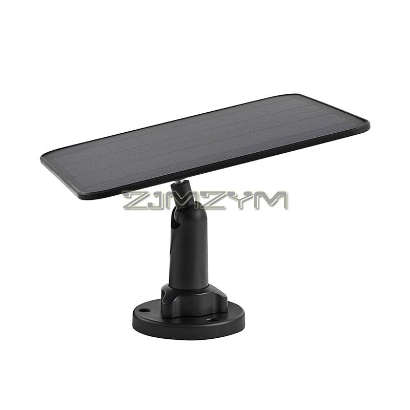 Solar Panel for Security Camera, 5W USB Solar Panel for DC 5V Security Camera with Micro USB or USB-C Port, Solar Charger