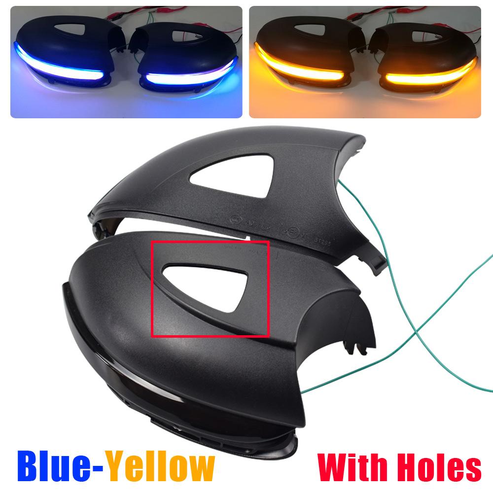 2 Pieces For VW Golf MK6 GTI 6 R Line Touran Dynamic Blinker Side Mirror Indicator For Volkswagen VI R20 LED Turn Signal Light