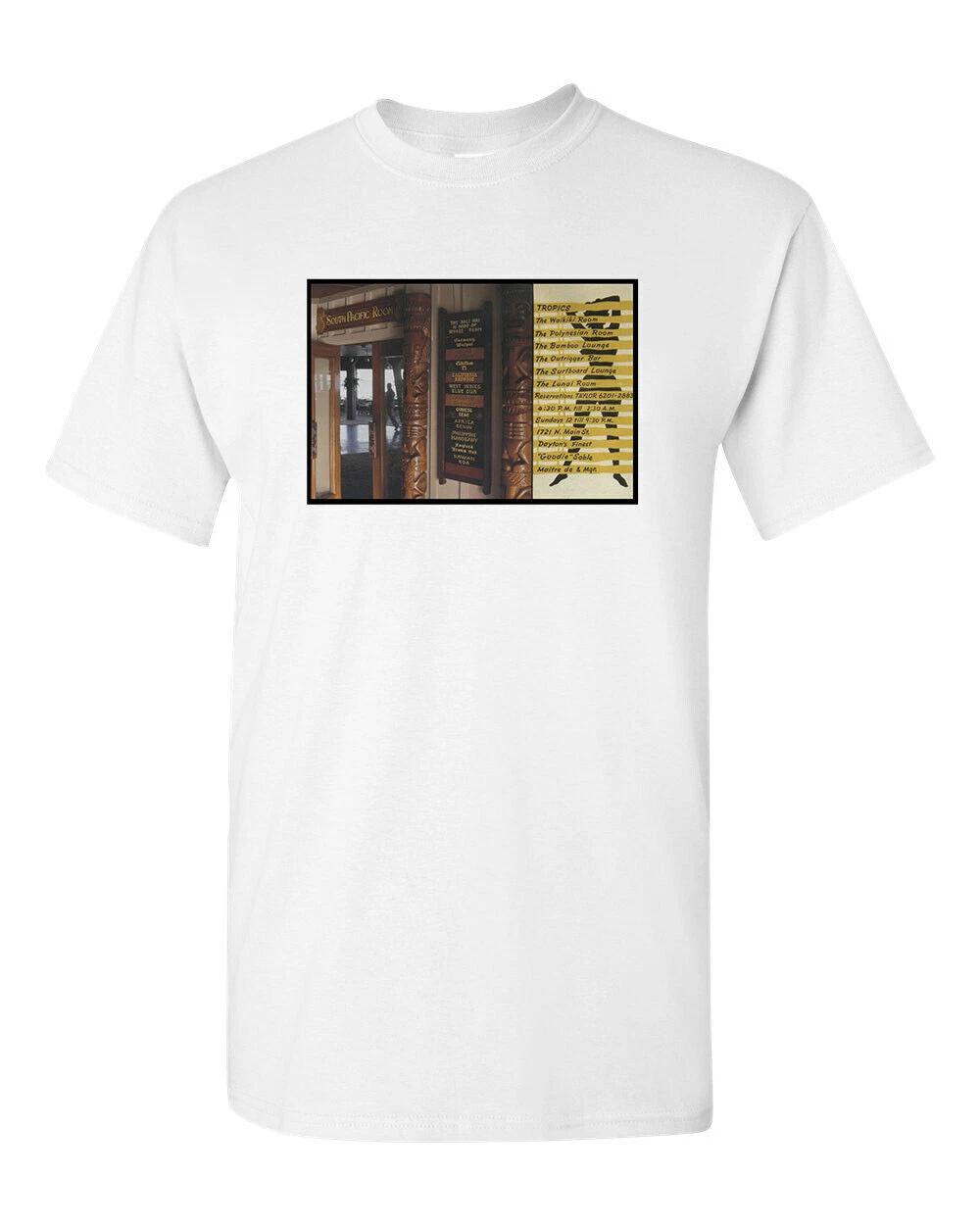

Retro Tiki T Shirt White Cotton Mug Bar No. 38 The Tropics Restaurant S