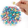 120 Pack Mini Binder Clips, Color Binder Clips, Small Paper Clips 15mm 5/8 Inch. Micro Size Office Clips for Home School Office and Business.
