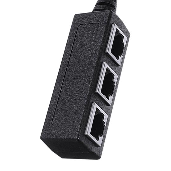 Cat8 Ethernet Splitter Speed 2000Mhz RJ45 40Gbps High 1 Male to 3 Female