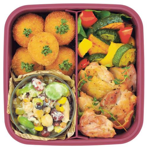 Thermos Family Fresh Lunch Box, Red Check, DJF-4002 RC