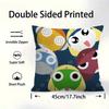 Keroro Gunsou Frog Pillow Gift Home Office Decoration Bedroom Sofa Car Cushion Cover Case 45X45