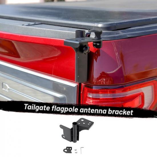 Кронштейн для антенны на заднюю дверь (правый) для Ford F150 2015+ Черный алюминиевый сплав