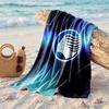 Asciugamano da Spiaggia in Microfibra con Stampa Atalanta FC Asciugatura Rapida Assorbente Grande per Spiaggia Nuoto Viaggio