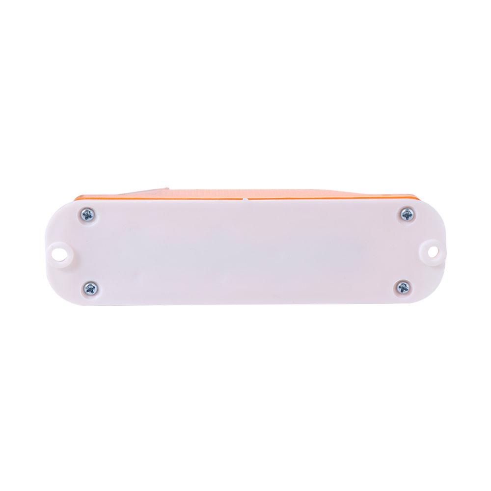 2pcs Solar Powered Car Side Marker Light Rechargeable Double Side Warning LED Lamp Waterproof Durable Car Emergency Light