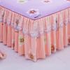 Fashion Lace Bedspread Soft Sanding Bed Skirt Queen Twin King Size Fitted Sheet Double Layer Ruffle