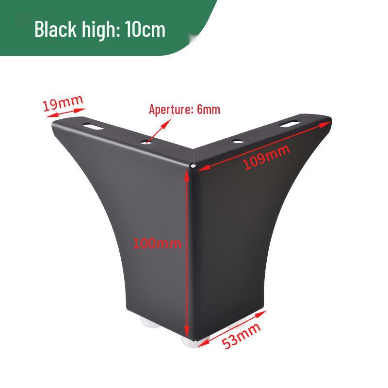 Nordic L-Shaped Metal Furniture Legs for Sofas, Tables, and Cabinets