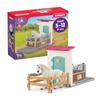 Schleich Horse Club Mini Stable | Playset for Ages 6 and Up, Realistic Gimmick Toy | 42569