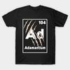 Men Black Print T-shirt Adamantium No-Cut Transfer Paper Print Cotton Tshirt
