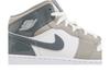Jordan 1 Mid White Medium Cool Grey (GS)