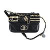 Lambskin One Shoulder Handbag, Crossbody Bag Small Women's Black AS2978-B07261-94305