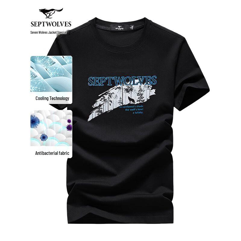 

Septwolves Men s Casual Short Sleeve T-Shirt XL
