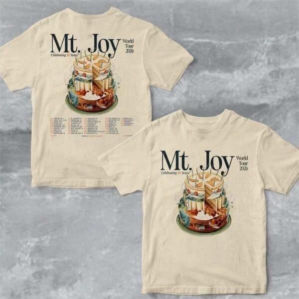 

Mt Joy 10 Years World Tour 2026 Футболка US1837 Унисекс Футболка L