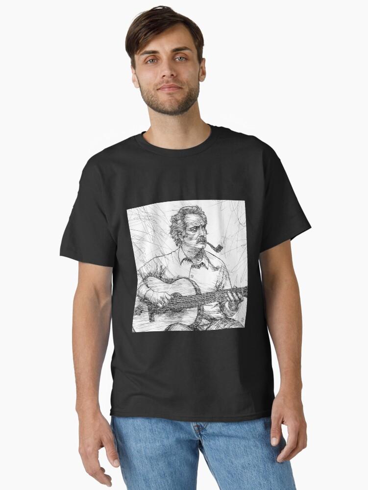 Georges Brassens GEORGES BRASSENS Tuscheporträt .1 Klassisches T-Shirt