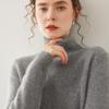 Women's Half-High Collar Cashmere Pullover: Warm, Slimming Knitwear for Autumn & Winter