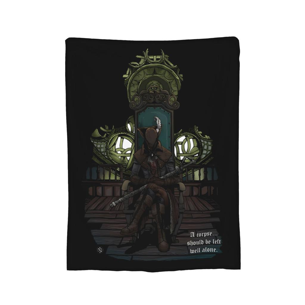 Bloodborne Videospiel Decken Flanell Bedruckt Multifunktionale Super Warme Überwurfdecke für Bett Büro Steppdecke