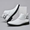 Genuine Leather Mens Chelsea Boots Luxury Brand Male Basic Boots High Quality Winter Plush Snow Shoes Comfortable Walking Shoes