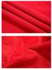 Year of the Horse Red Plus Size Men's Festive Velvet Warm Hoodie