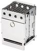 BUNDOK Box Stove BD-470, Fire Pit, Camping/Touring, Silver