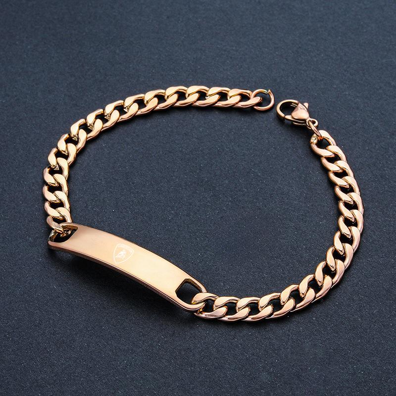 

High End Stainless Steel Metal Bracelet Creative For Lamborghini Urus Huracan Aventador Premium Interior Decorate Accessories One size