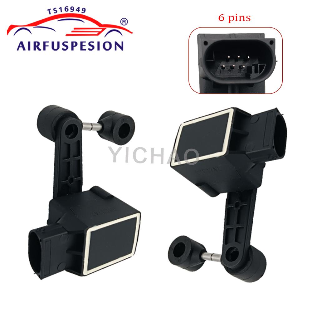 2PCS Front or Rear New Height Level Sensor (6 Pins) For Jaguar XJ8 X350 2004-2007 C2C2242 C2C2253 C2C35586 C2C2254 C2C2256 Front Left and Right