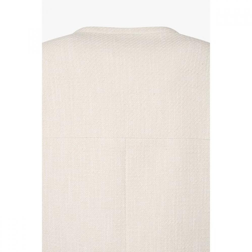 Studio Tomboy Big Pocket Round Neck Tweed Jacket 9176112972