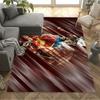 Soccer Player Action Area Rug Design for Dormitory Game Room Living Rooms Kitchen Antislip Carpet Office home decor Best for Christmas