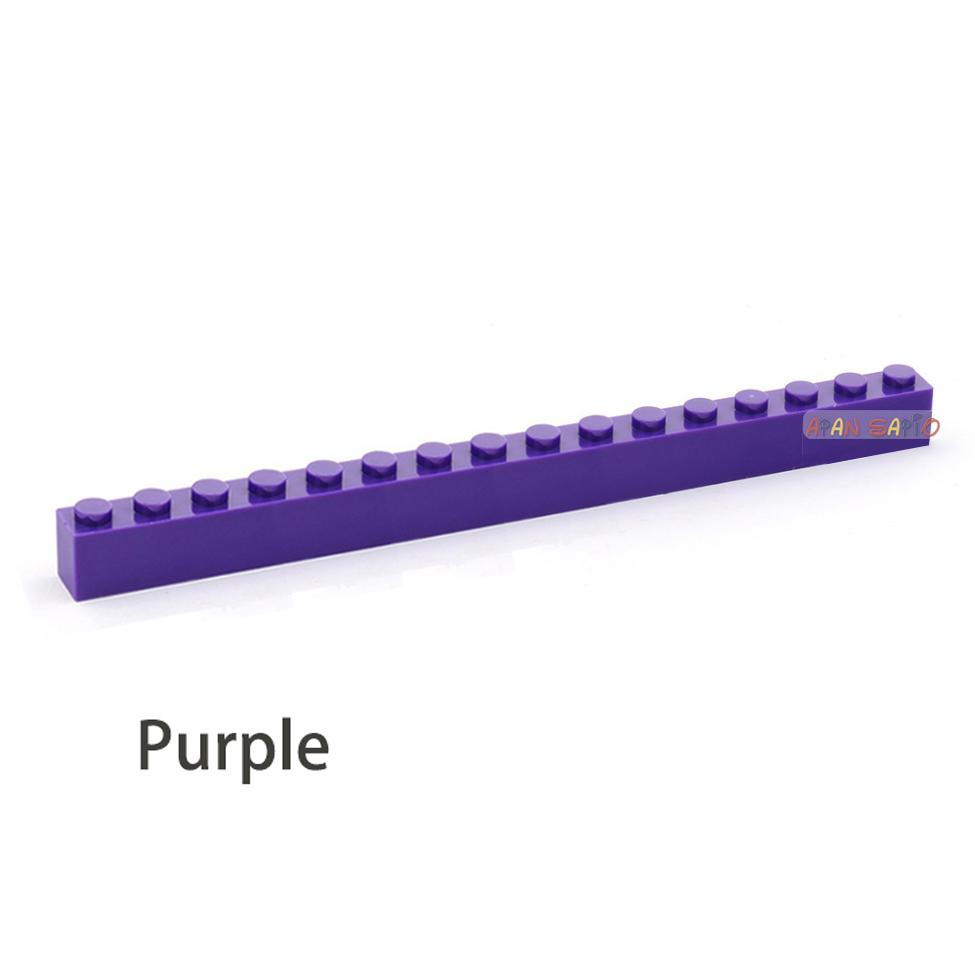 50PCS 1x16 Dots DIY Building Blocks Thick Figures Bricks Educational Creative Size Compatible With Brands Toys for Children 2465