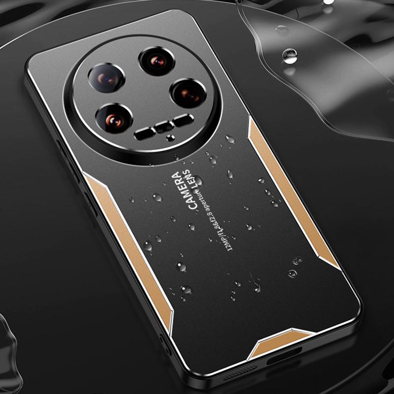 For Xiaomi 14 Ultra Aluminum Alloy+TPU+PC Phone Case Anti-Scratch Cell Phone Cover