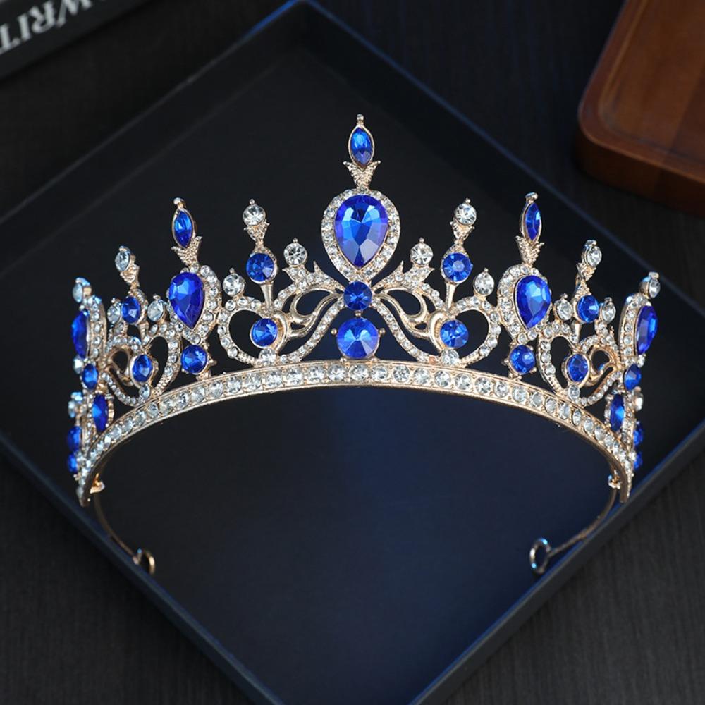 

Стразовая Королева Принцесса Тиара Роскошная Свадебная Корона Красивые Свадебные Тиары Корона Украшения для Волос Style 7