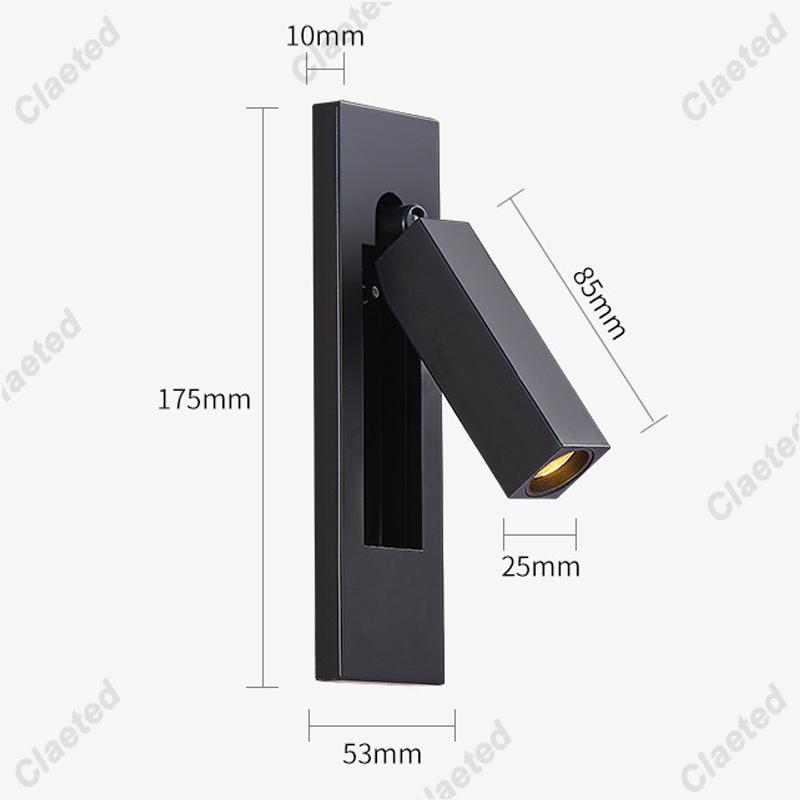 

Современный светодиодный настенный светильник 110 В 220 В светодиодный 3 Вт прожектор бра настенный светильник для спальни гостиной столовой ночные светильники 3W Warm Light