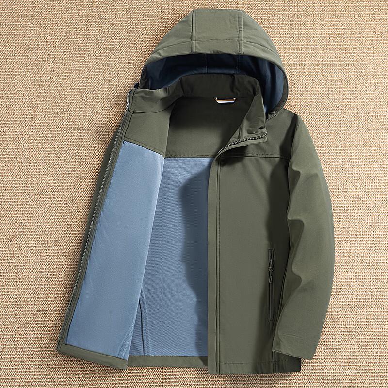 

FAPAI Detachable Hood Softshell Outdoor Jacket XL