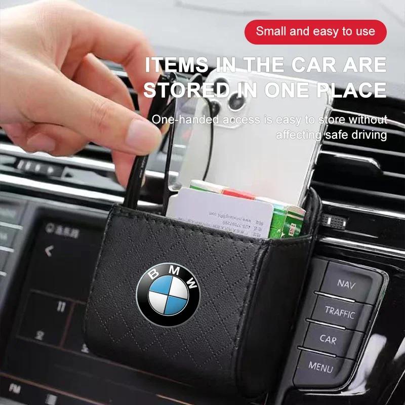 Úložný box do mřížky ventilace auta Organizér na telefon a brýle Autopříslušenství pro BMW F07 F48 F39 F34 F40 F45 F46 G30 G20 G32 E70 E71 E66 E65 Z4