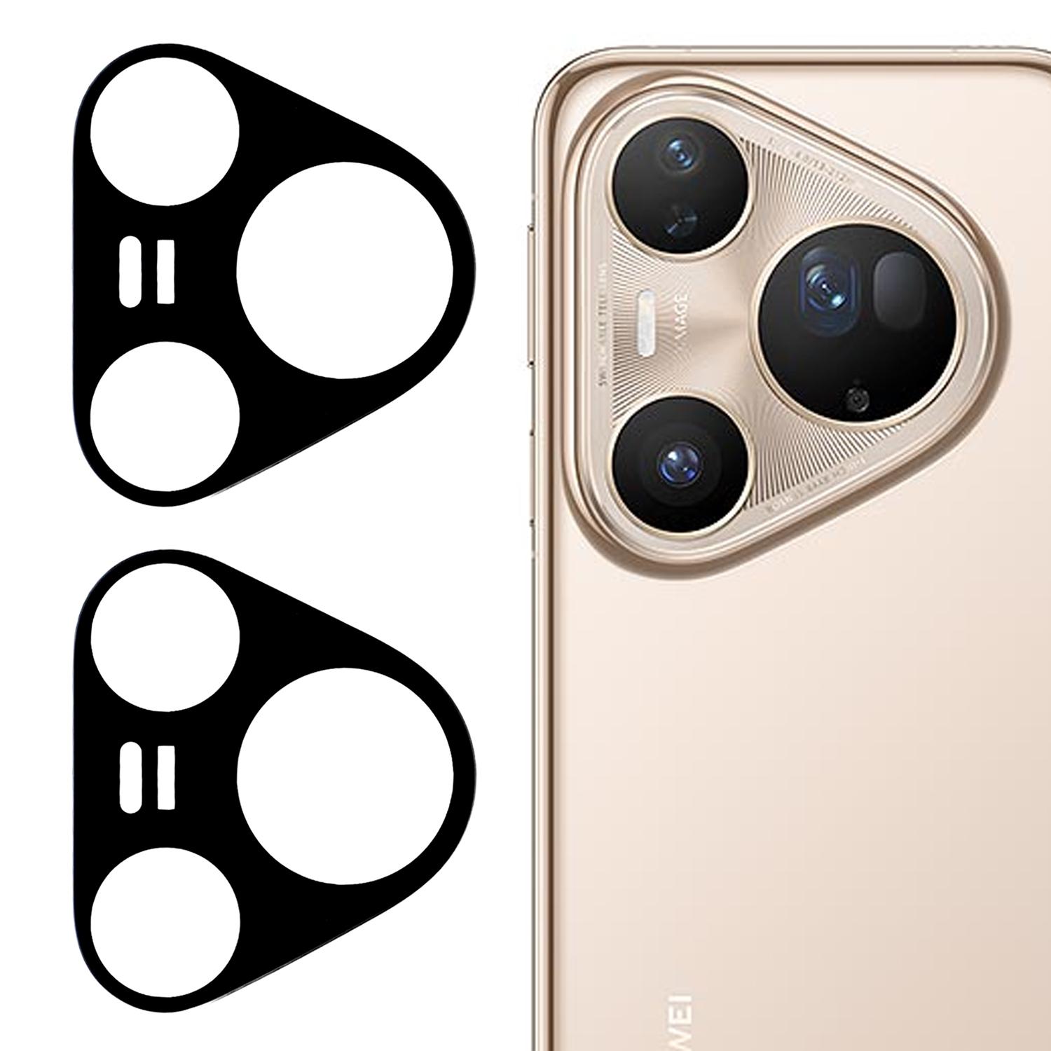 

2 шт. для Huawei Pura 80 Ultra Защита объектива камеры Шелкография Пленка для объектива 3D Изогнутый край A