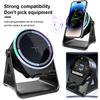 Wireless Induction Speaker W/ BT Speaker Stereo Sound 3 In 1 Bluetooth-compatible Speaker Phone Stand for Home and Outdoors