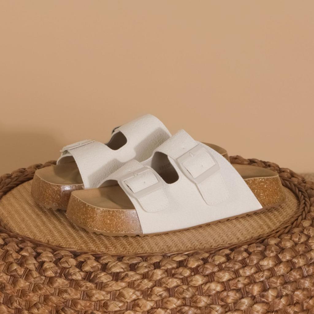 Grape mother slippers women's summer wear lazy one-pedal casual shoes double-breasted beach slippers women's thick-soled sandals